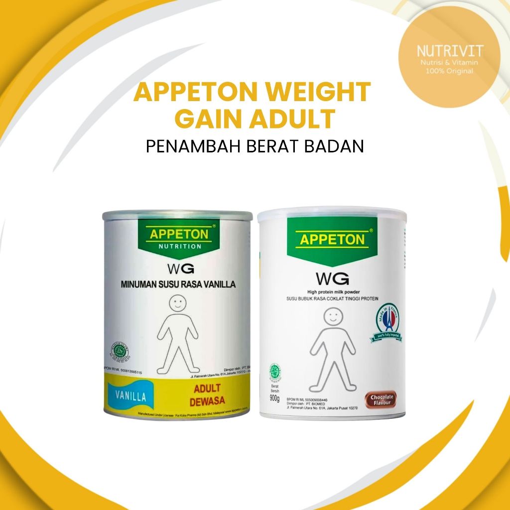 

APPETON WEIGHT GAIN ADULT 450/900 GR