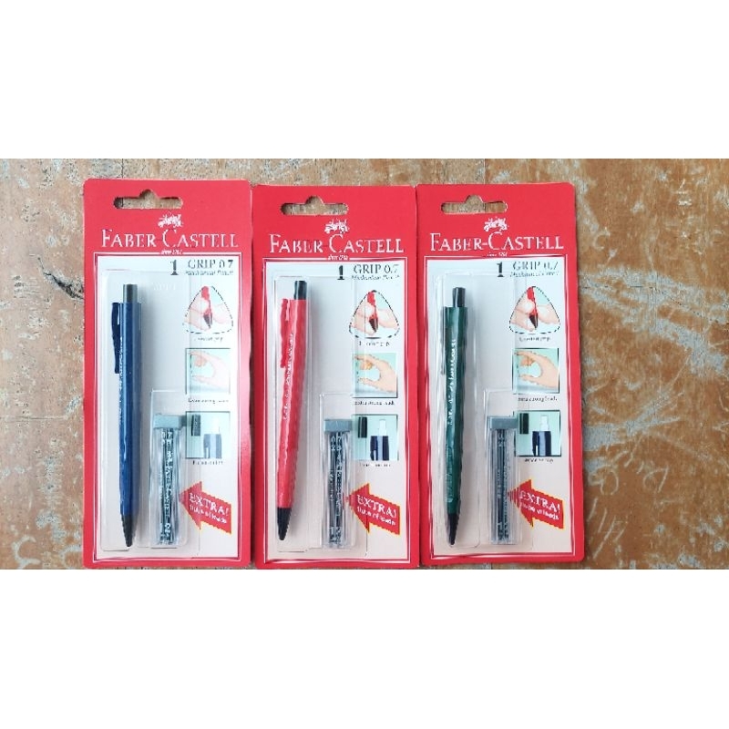 

PENSIL MEKANIK FABER CASTELL GRIP 0.7