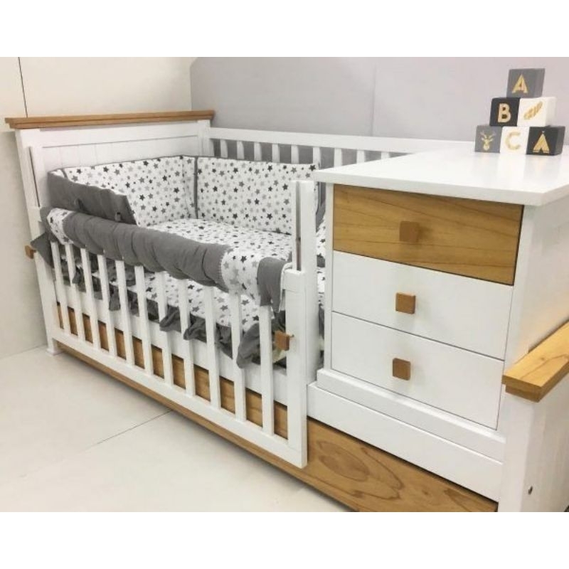 bok bayi kombinasi warna natural duco // tempat tidur bayip