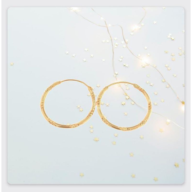 Anting Gipsi perhiasan lapis Emas