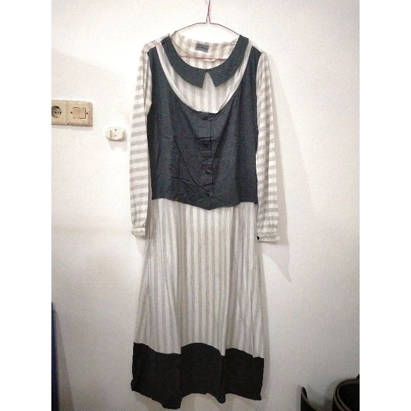 Gamis/ dress/ baju muslim/ kaftan/ atasan/ abaya/ baju kondangan/ brokat/ brukat