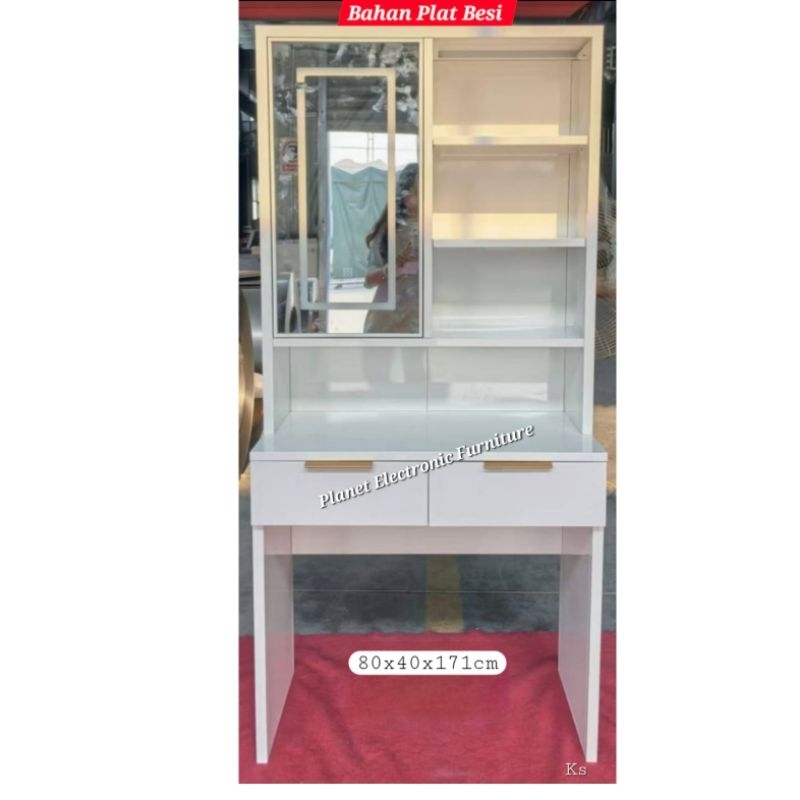 Meja Rias Plat besi Tiolet Meja Dandan