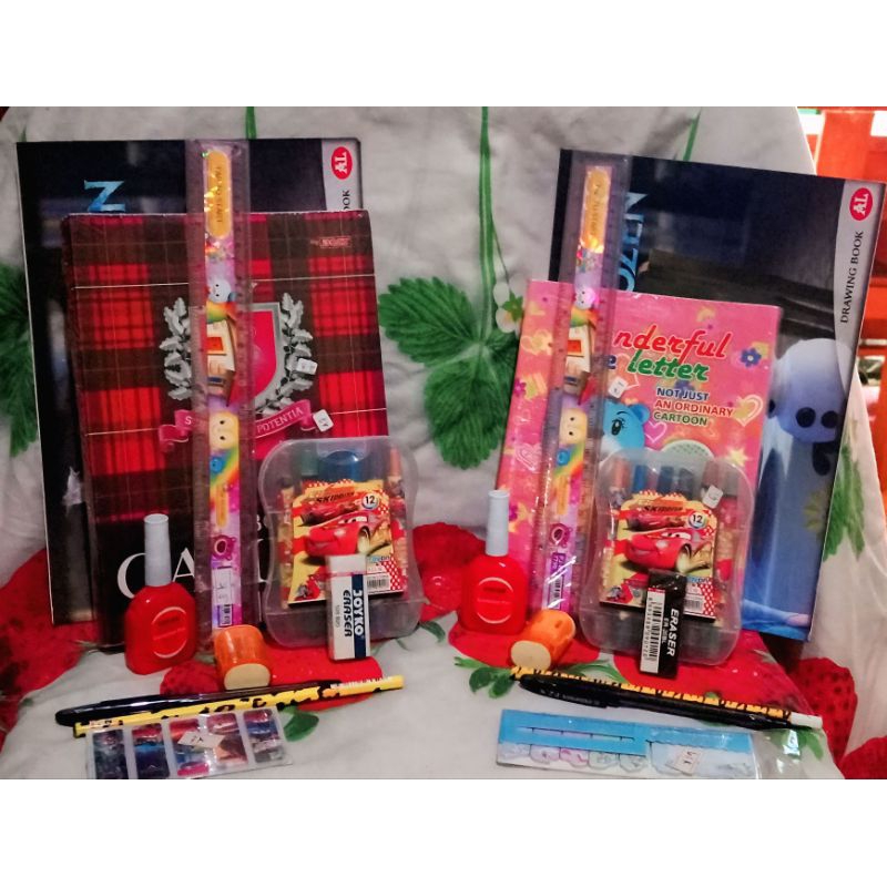 

promo paket sekolah anak 10 pcs random