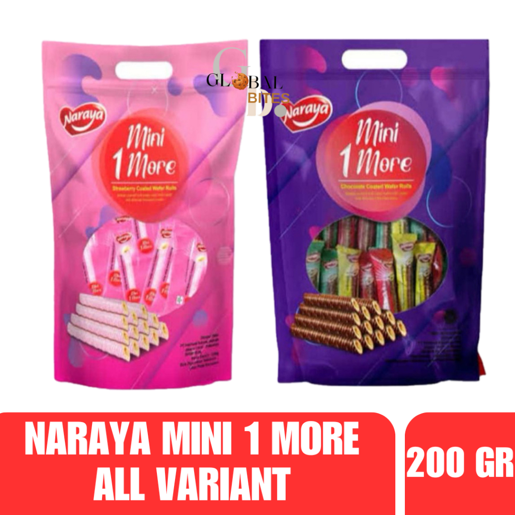 

Naraya mini 1 more / naraya wafer rolls / naraya stick roll 240gr Original