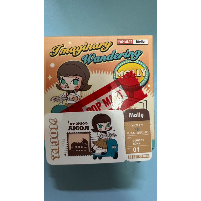 [READY STOCK] POP MART MOLLY - Imaginary wandering - enamel pin/ badge magnet (selected)