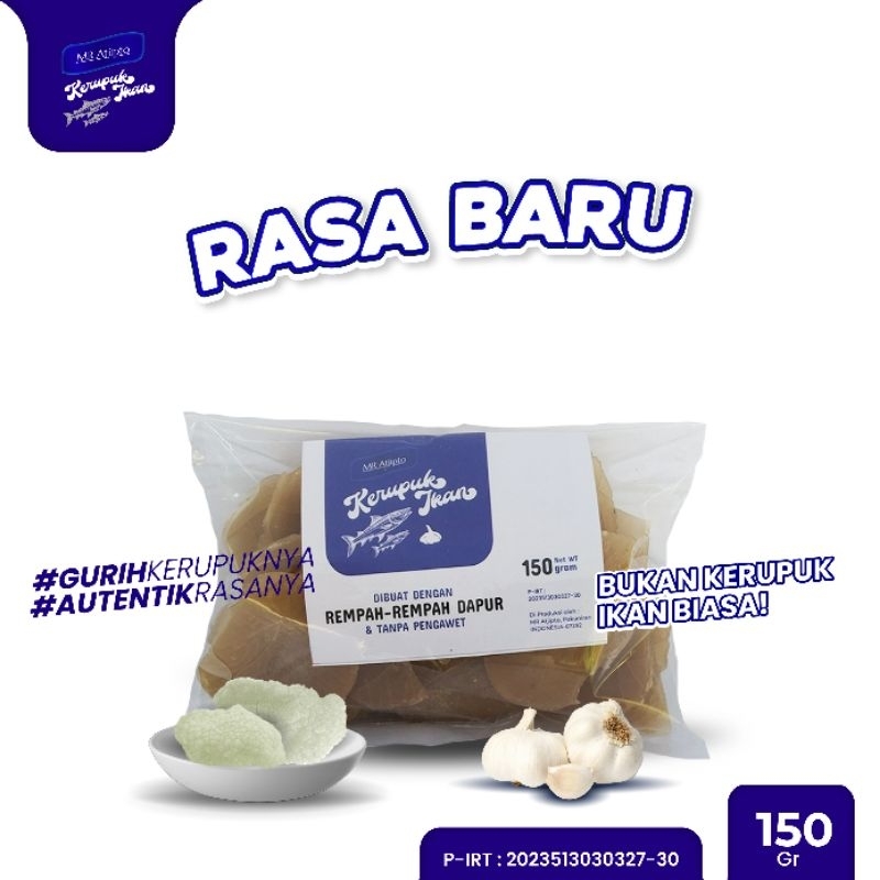 

Krupuk ikan mentah Mr Atjipto (150 GR)