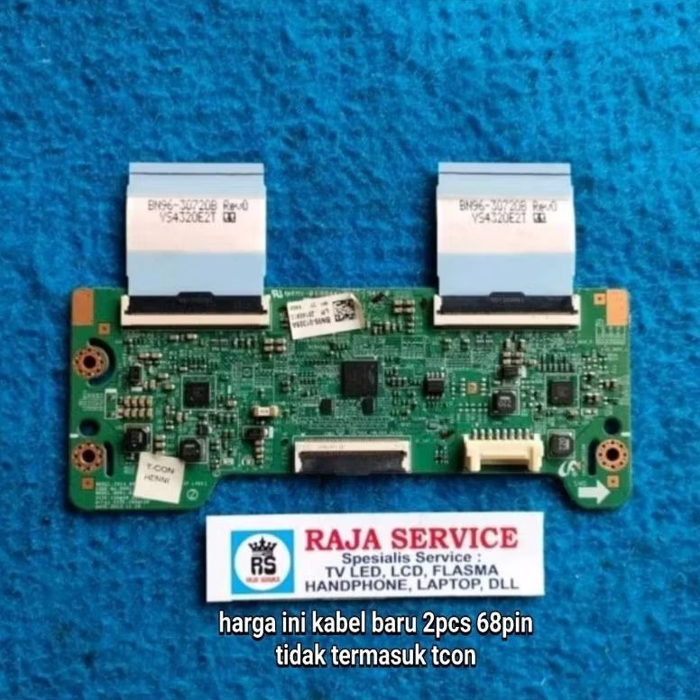 kabel tv samsung UA32J5100 UA32J5100AK lvds flaxible dari tcon ke panel 68pin