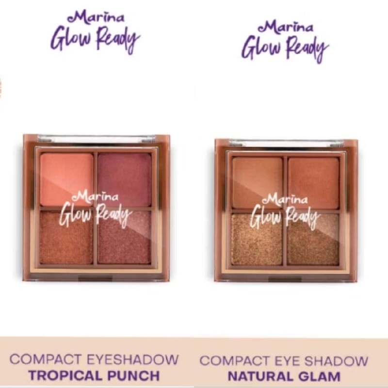 Marina Glow Ready Compact Eyeshadow pallete series
