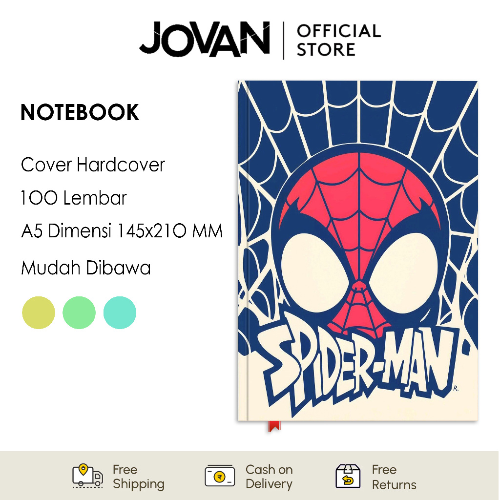 

Notebook Hardcover Custom Spider-Man 22 Buku Tulis Catatan Note Agenda Planner Jurnal Diary Notebook Anime