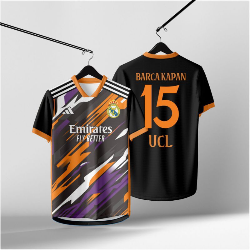 JERSEY MADRID FANTASY BARCA KAPAN 15 UCL