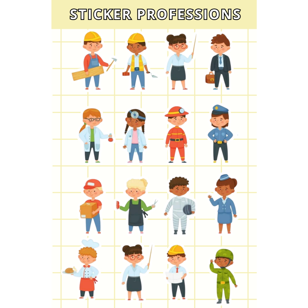 

Sticker Profesi Custom Non Cutting 10x15cm - Sticker Aesthetic Keren untuk HP, Laptop, Helm, Motor & Barang Kesayangan - Sticker Berkualitas dan Mudah Dipasang