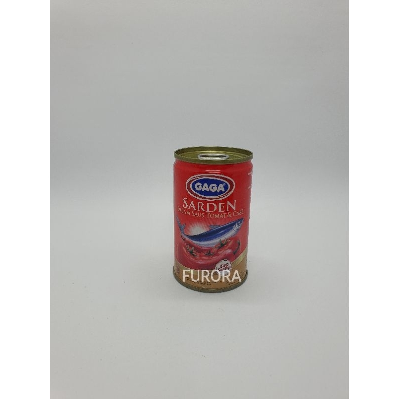 

Gaga Sarden Sardines saus tomat cabe dan Chili Balado 155 gram