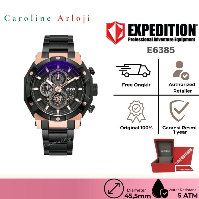 Jam Tangan Pria Expedition E6385 / E 6385 Original Garansi Resmi