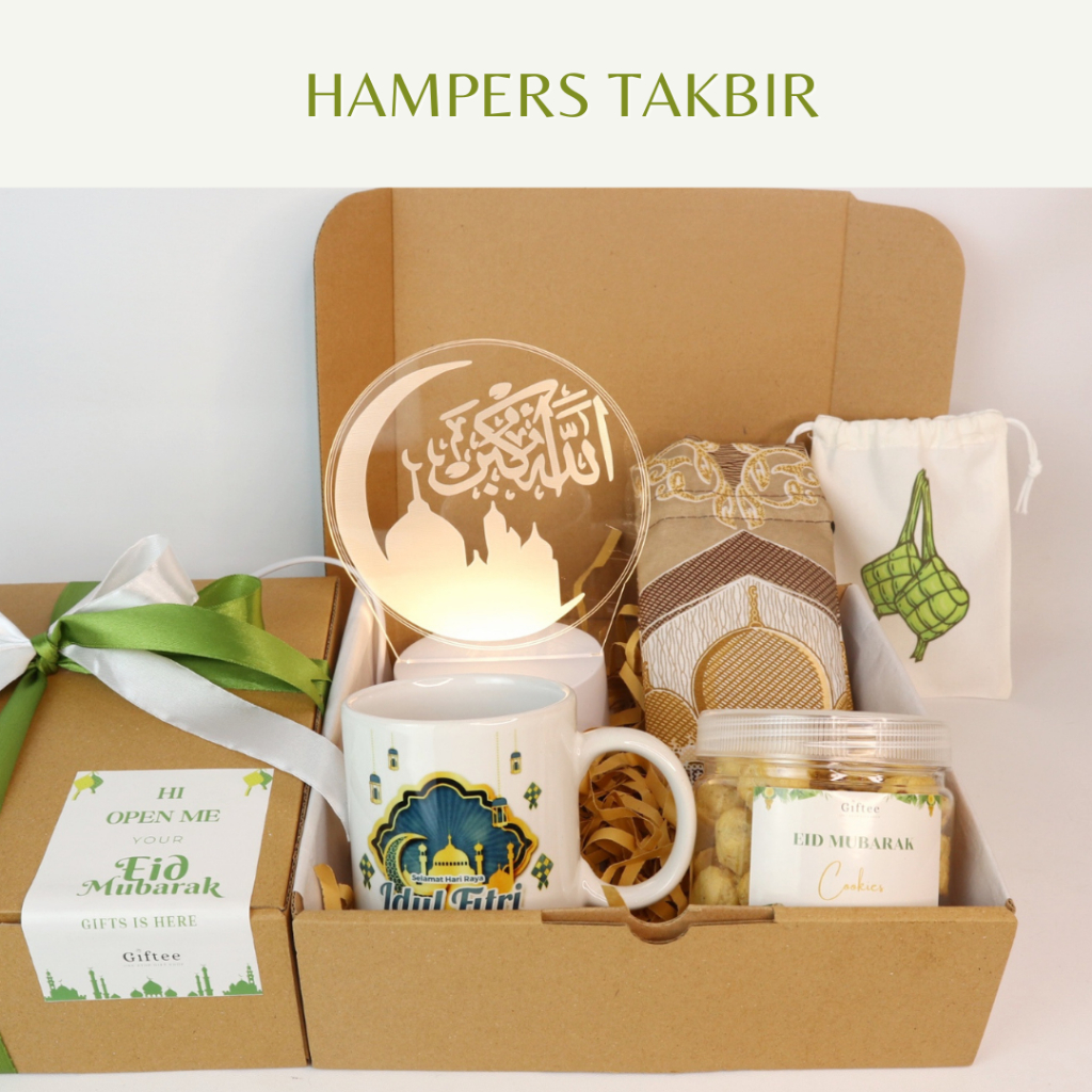 

PROMO HAMPERS LEBARAN TAKBIR MUG SNACK LAMPU HIAS LED POUCH SNACKS GELAS CANGKIR PREMIUM LEBARAN