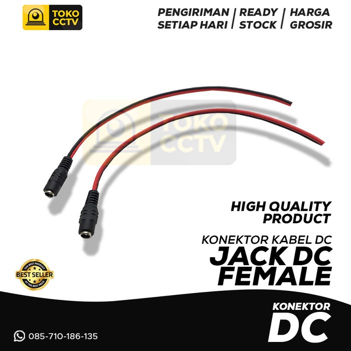 DC Kabel Female || Konektor Kabel Jack DC Female