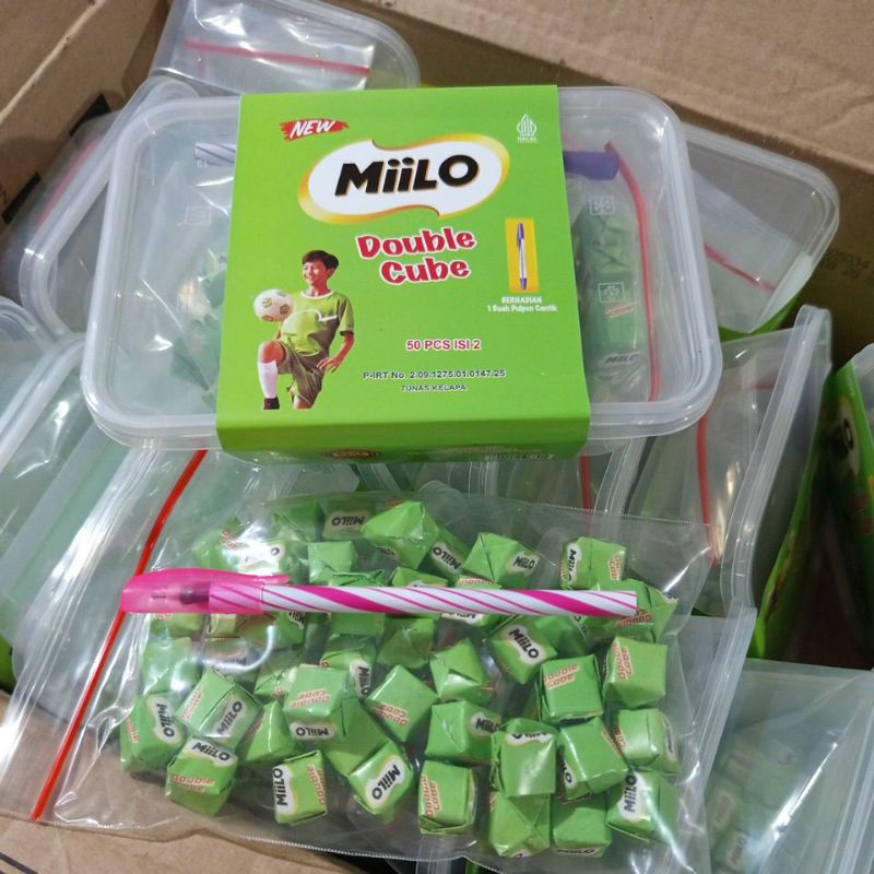 

Miilo Double Cube 1 cup isi 50 pcs + Pen 1 pcs