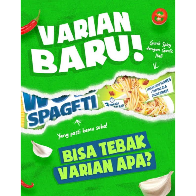

WOW Spaghetti 1 dus isi 40pcs