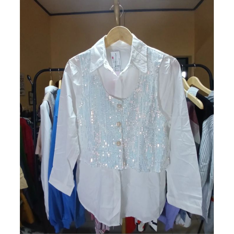 KEMEJA WANITA / REMAJA IMPORT BAHAN KATUN SILK PREMIUM