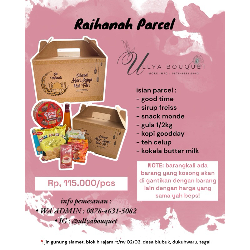 

parcel lebaran box (raihanan parcel) parcel murah