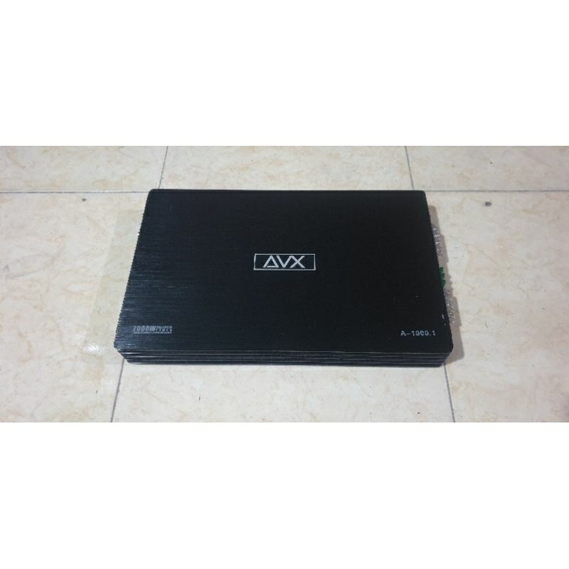 power amplifier mobil monoblock avx a1000.1 second normal siap pakai