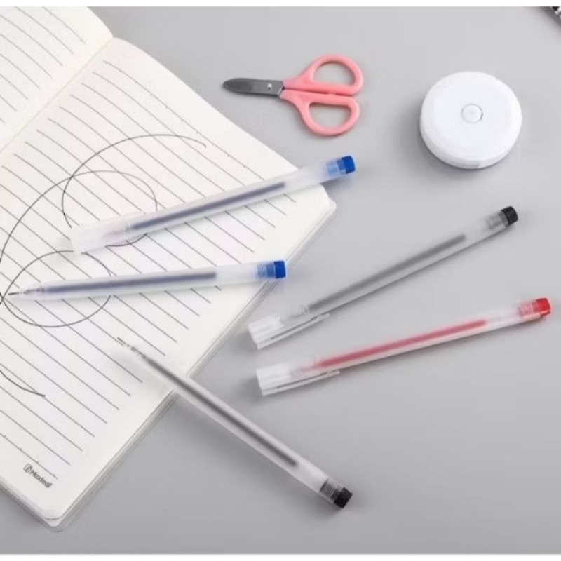 

Pulpel Gel 0.5mm Bolpoin Pena Pulpen Tinta Gel Cair Pena Transparant Pen Gel