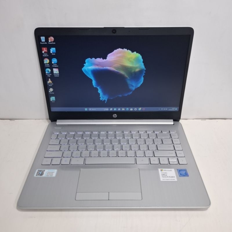 Laptop hp 14s-cf2516tu intel Celeron N4020 Ram 8gb ssd 256gb