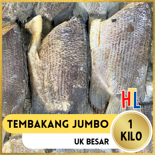 

Ikan Asin Tembakang Jumbo | Biawan Jumbo | Tambak 1Kg
