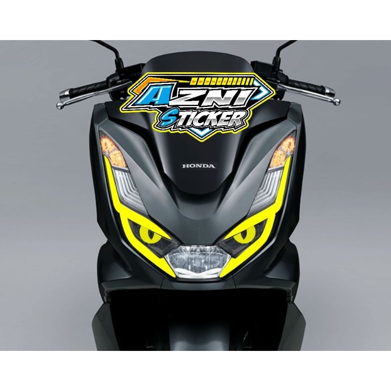 Bluberry02 Stiker Lampu Honda Pcx 160 Stiker Mata Elang Pcx Stiker Mata Pcx Lampu Pcx 160