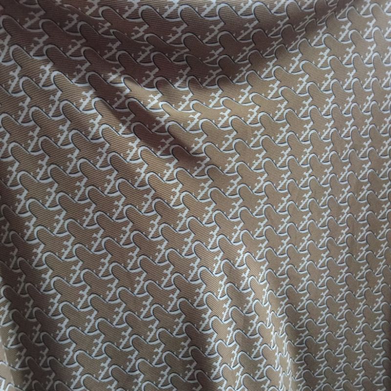 Kain Silk Luxury - Kain Silk Crepe Motif Branded Premium - Kain Silk Style Premium - Kain Silk Korea