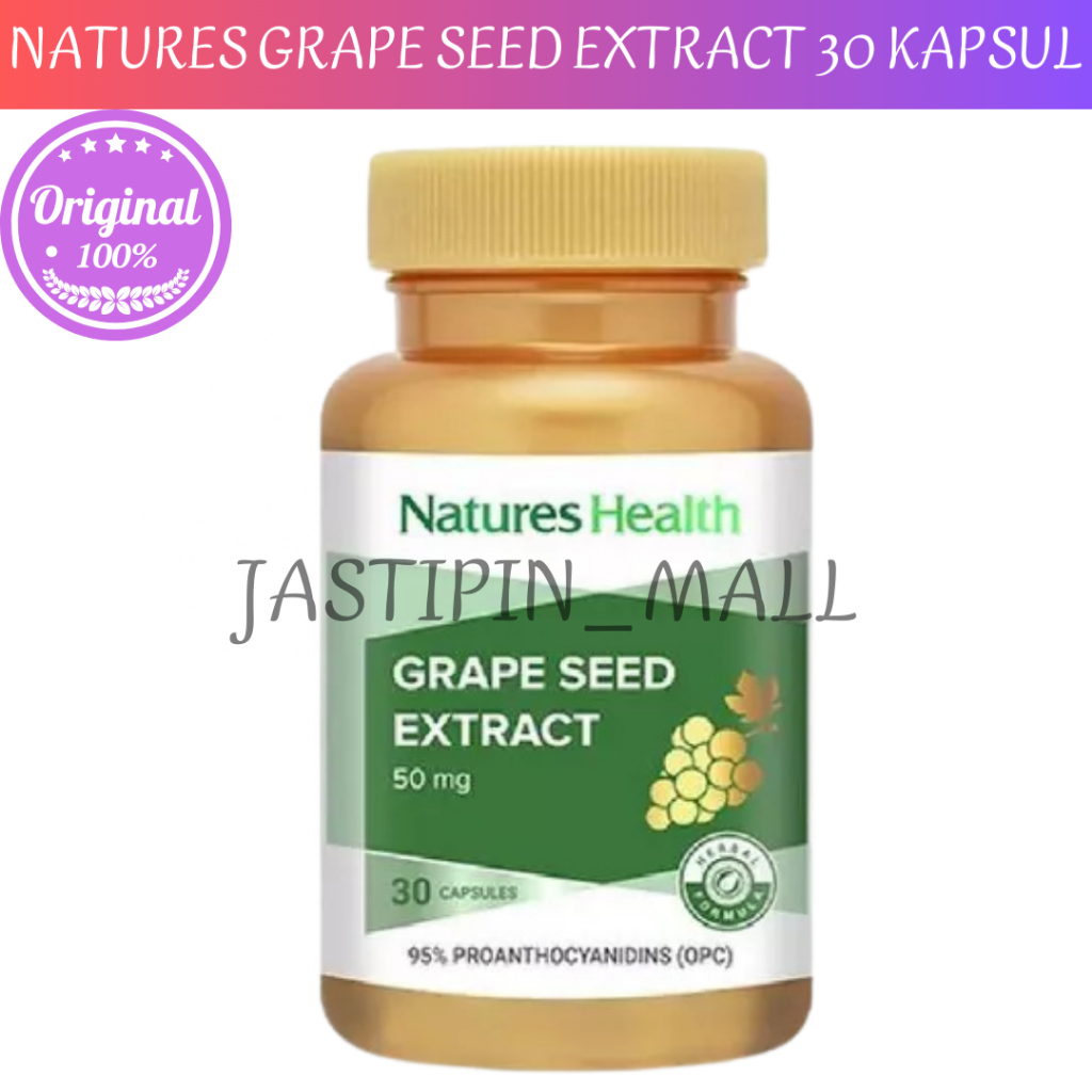 NATURES HEALTH GRAPE SEED EXTRACT 30 KAPSUL