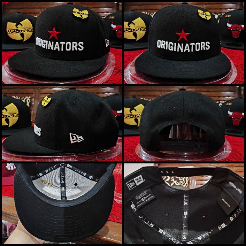 TOPI 9FIFTY ORIGINATOR X NEW ERA BLACK (SIZE: M/L, ORIGINAL AUTHENTIC NEW ERA)