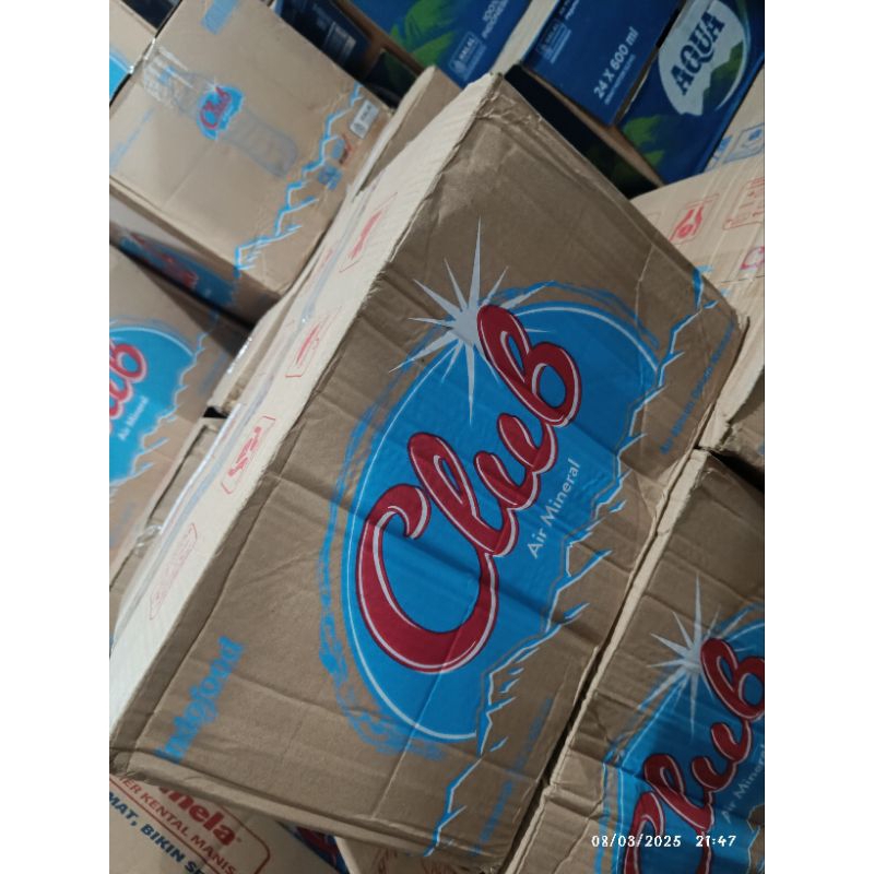 

Air Club 600 ml isi 24 botol