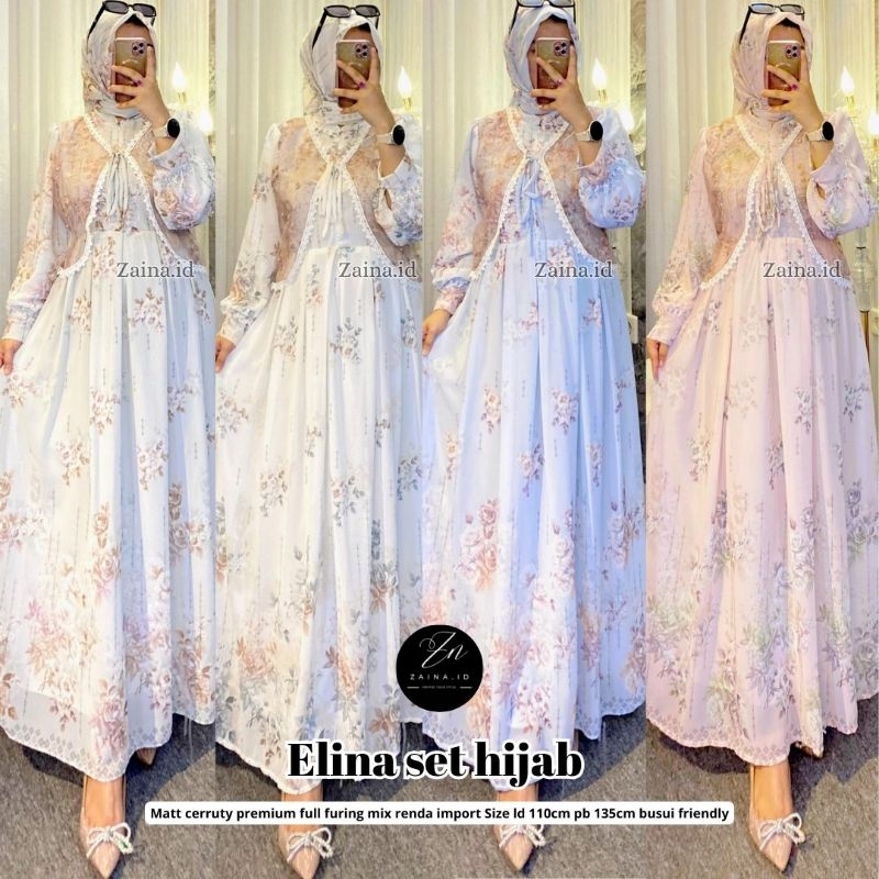 Elina Set Hijab by ZAINA