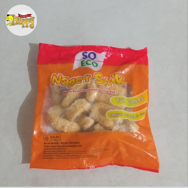 

So Eco Nugget Ayam Stik Beku Frozen 250 gram