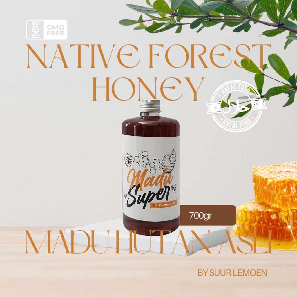 

Suur Lemoen - Madu Hutan Asli Multiflora Super 350gr 750gr Native Forest Honey Premium Organic
