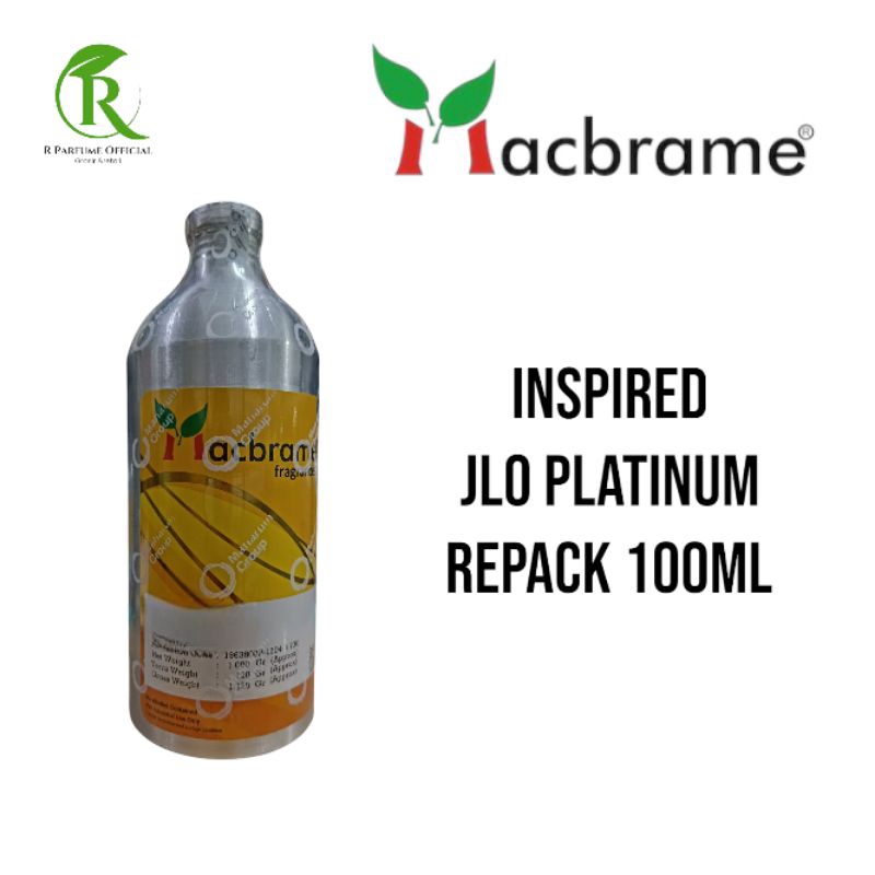 Bibit Parfume Jlo platinum By Macbrame Repack 100ml