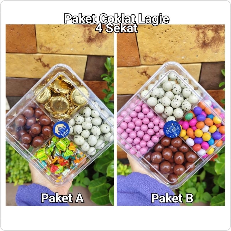 

Paket Coklat L'agie Mix Toples 4 Sekat aneka rasa