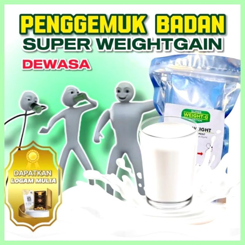 

SUSU PENGGEMUK BADAN ANAK DAN DEWASA SUPER WEIGHT GAIN