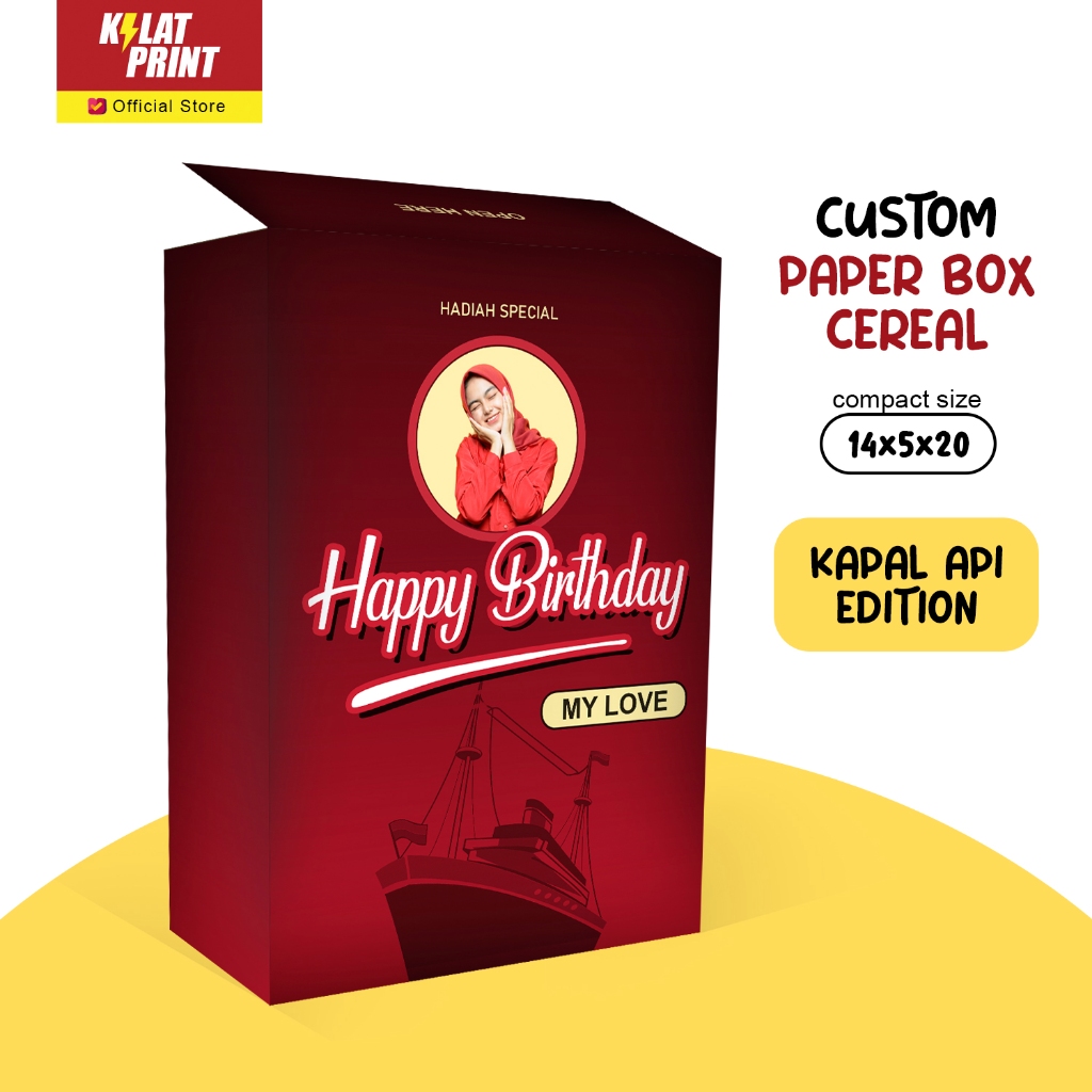 

Gift Box Custom Cereal Kado Ala Kapal Api Edition