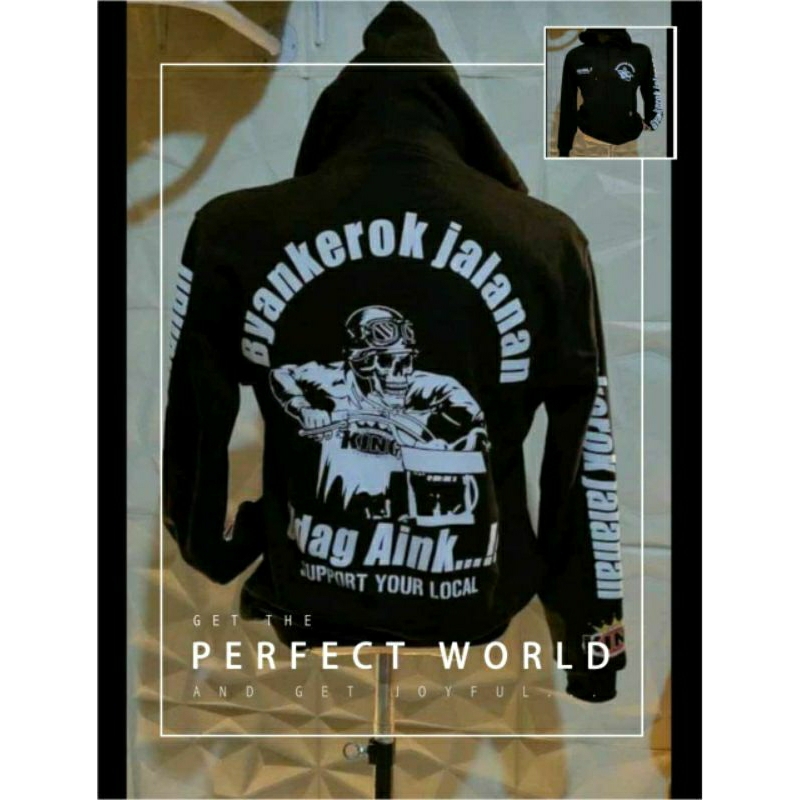 Kaos Motor Jersey RX King Byankerok/ Topi Snapback Byankerok Jalanan / Hoodie Jaket Byankerok Style 