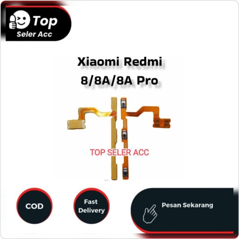 Flexibel Power On Off Volume Untuk Xiaomi Redmi 8 / 8A / 8A Pro