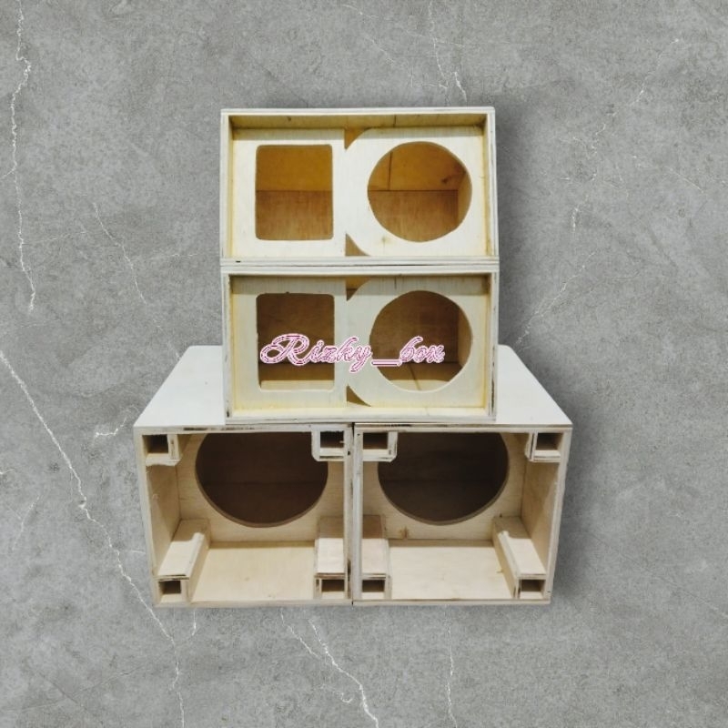 PAKET MINIATUR HEMAT Box Planar 6 inch 2 box  + line array 4 inch 2 box seperti di gambar