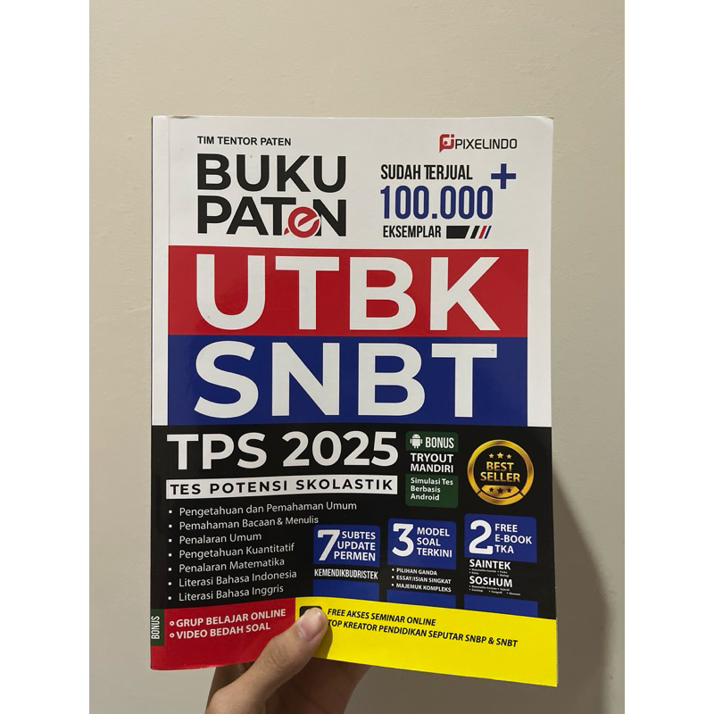 

UPDATE Buku Paten UTBK SNBT TPS 2025