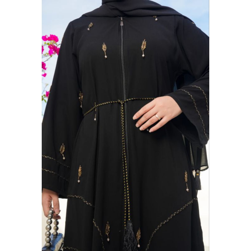 Abaya Yordania / Abaya Saudi / Gamis Hitam / Kaftan Saudi / Abaya Arab / Abaya Hitam / Abaya Murah /