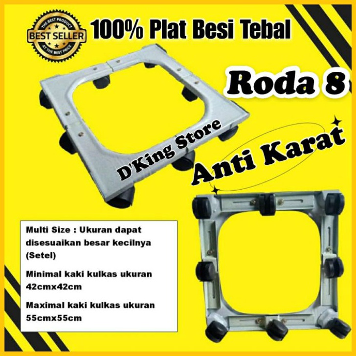 Trend  Roda Kulkas Alas Kulkas Kaki Kulkas RODA 8 untuk 2 Pintu Roda 8