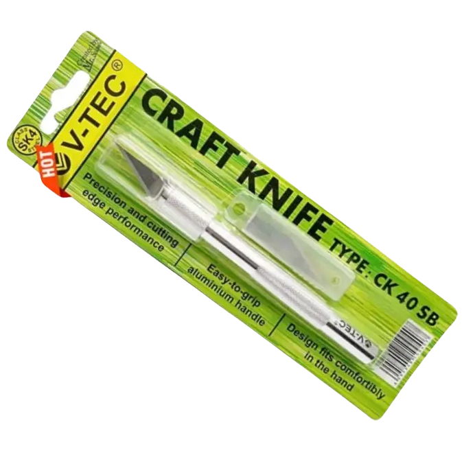 

V-TEC Craft Knife Type CK 40 SB Pisau Ukir 1 Set Refill Vtec
