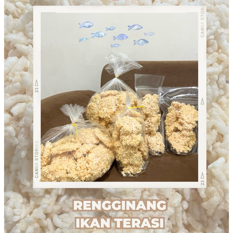 

Rengginang Ikan Terasi kaya Protein Super Gurih Renyah sekali gigitan khas Bojonegoro
