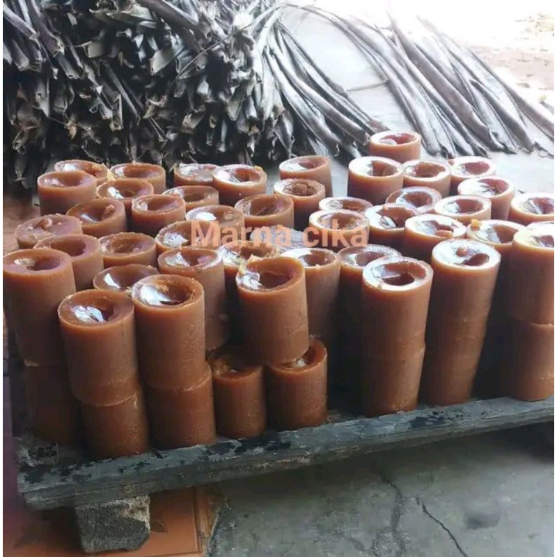 

gula merah atau gula aren asli alami tanpa bahan kimia