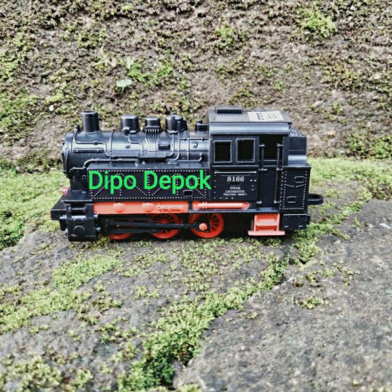 Lokomotif 8166 Freight Train Seukuran Railking Skala 87