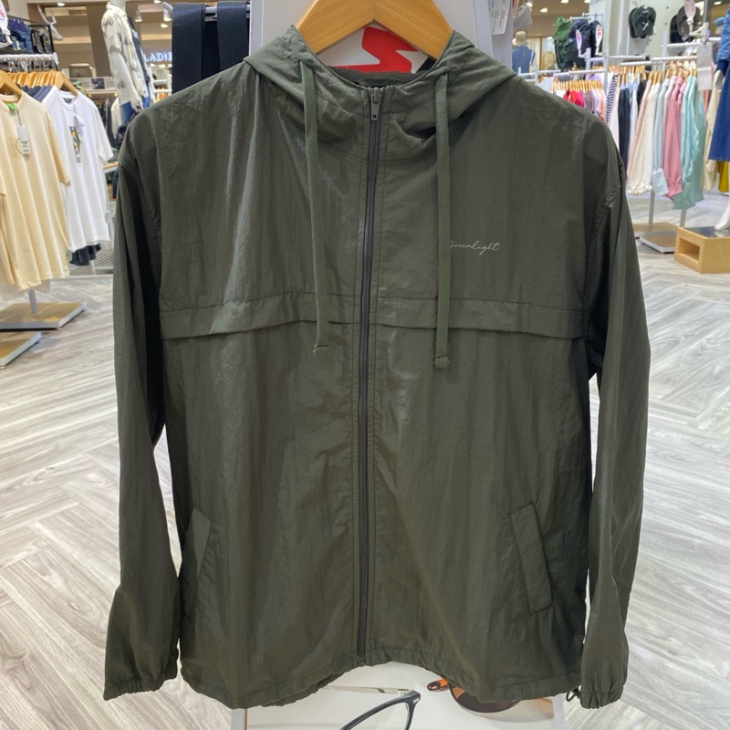 Jaket Hoodie Greenlight Original Terbaru 2025 bahan parasut nylon (REGULER FIT ) Jaket Parasut Green